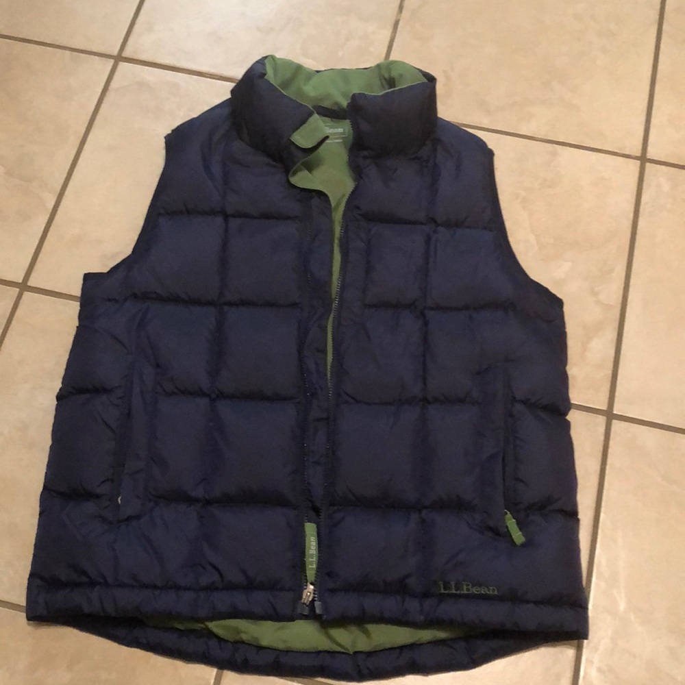 LL Bean puffy vest